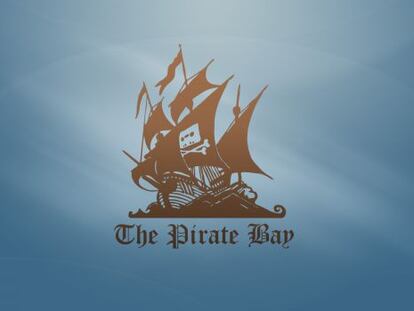 Logotipo de la web The Pirate Bay.