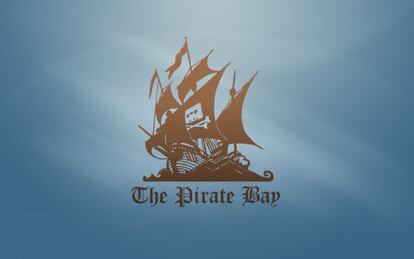 Logotipo de la web The Pirate Bay.