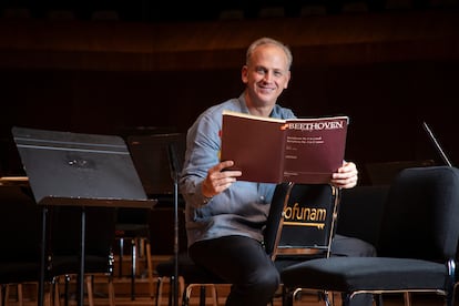 Carlos Miguel Prieto, director de la Orquesta Sinfónica de Minería, en Ciudad de México, el 15 de agosto del 2025.