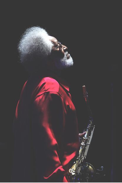 El saxofonista Sonny Rollins.