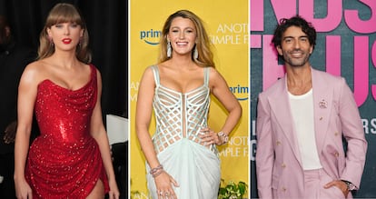 Taylor Swift, Blake Lively y Justin Baldoni.