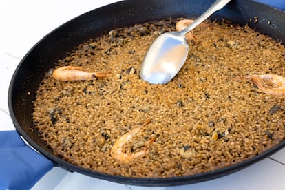 Arroz de pescado. 