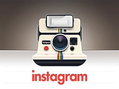 <b>El logo de Instagram, la aplicación fotográfica para iPhone.</b>