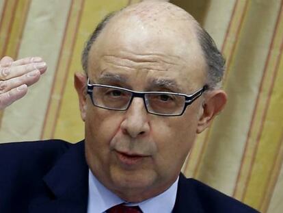 Montoro, el passat dia 7, en explicar el tancament del dèficit del 2015.