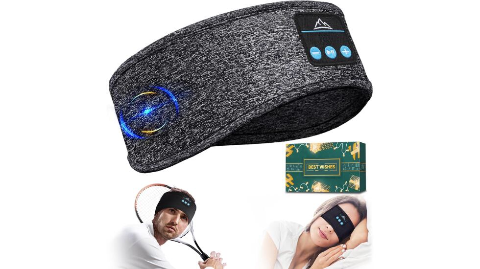 Estos auriculares para dormir son muy cómodos.
