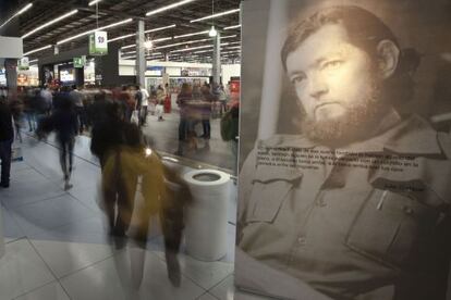 Una imagen de Julio Cortázar en la FIL de Guadalajara.