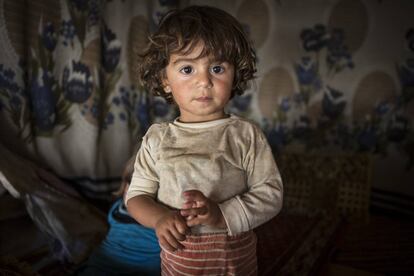 Nadia, refugiada siria en L&iacute;bano. Foto: Save the Children.