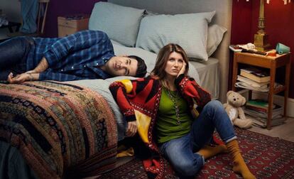 Sharon Horgan y Rob Delaney, en 'Catastrophe'.