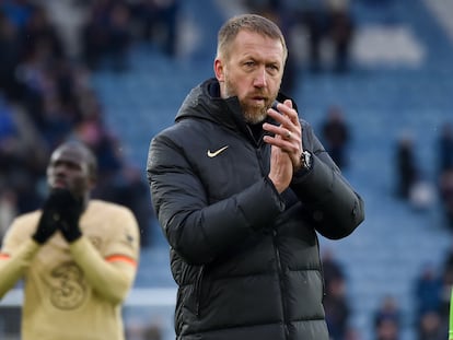 Graham Potter, durante un partido de esta temporada.