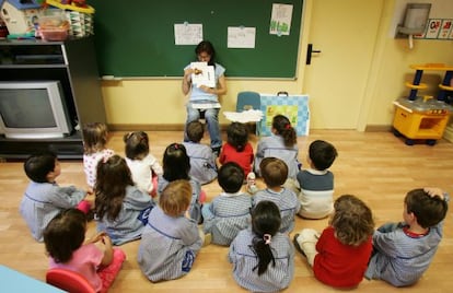 Clase de educación primaria.