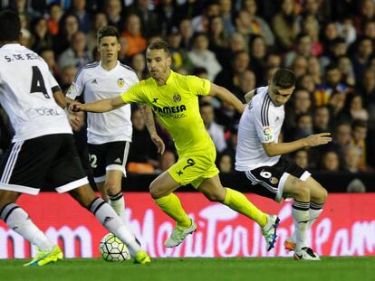 Roberto Soldado en un partido de la temporada pasada.