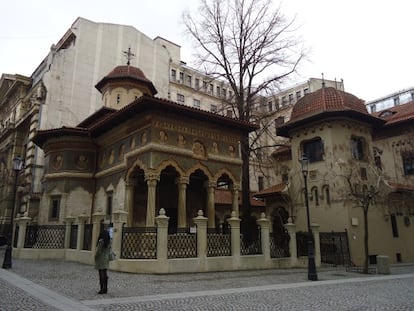 La iglesia Stavropoleos, en el corazón de la capital rumana.