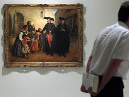 Uno de los cuadros expuestos en la muestra.