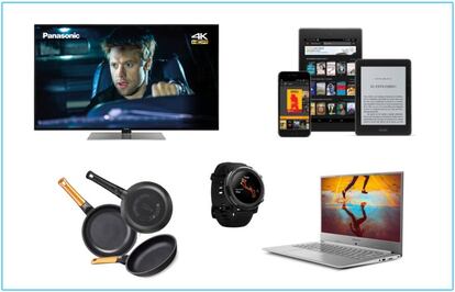 Una selección de las mejores ofertas de la semana con productos como una televisión Panasonic 4K, un set de sartenes BRA o un portátil Medion, entre otros.