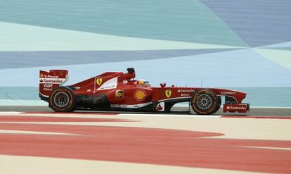 Fernando Alonso en Bahréin.
