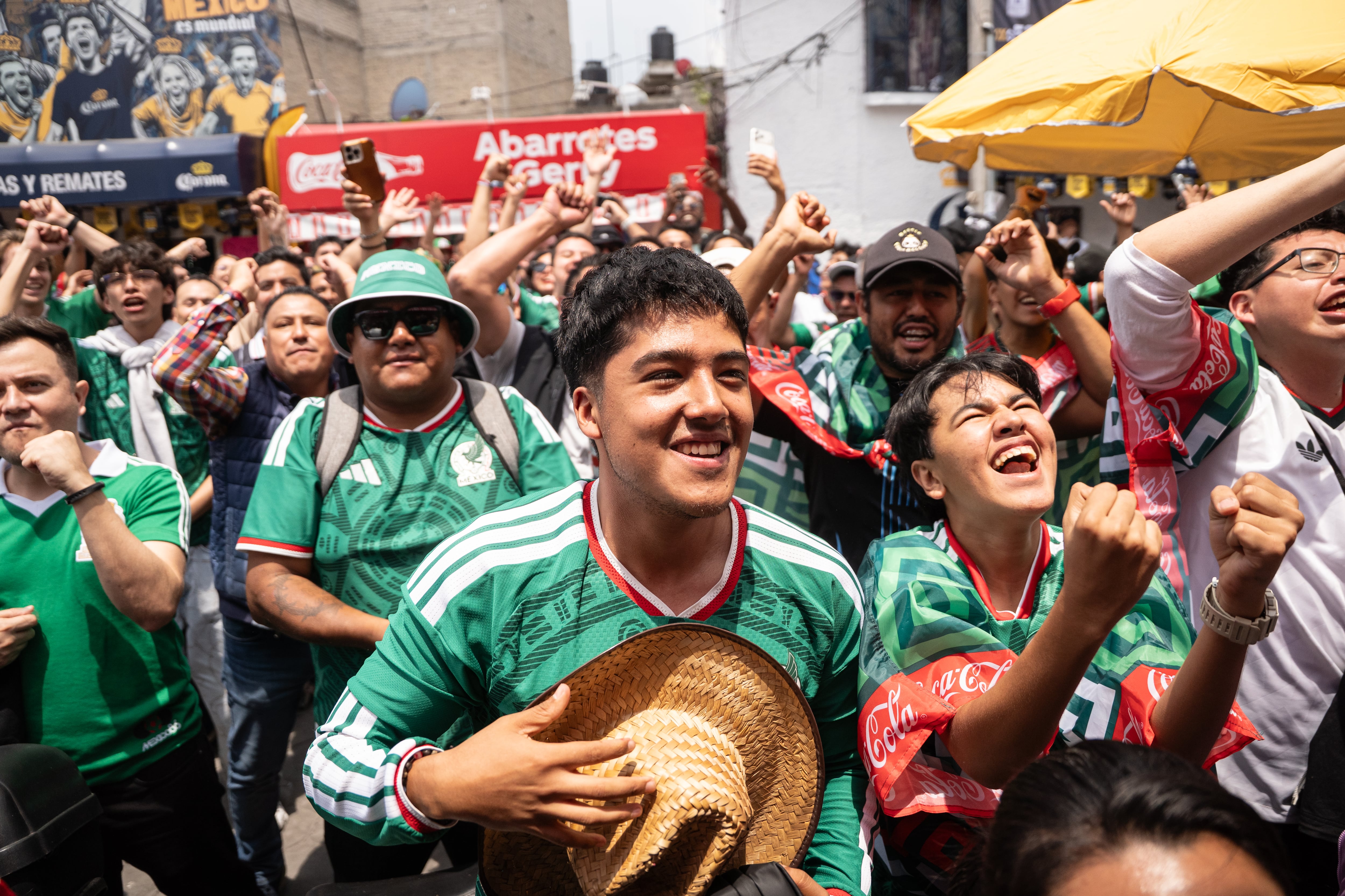 Aficionados de la Selección Mexicana en Ciudad de México, el 11 de junio de 2026.