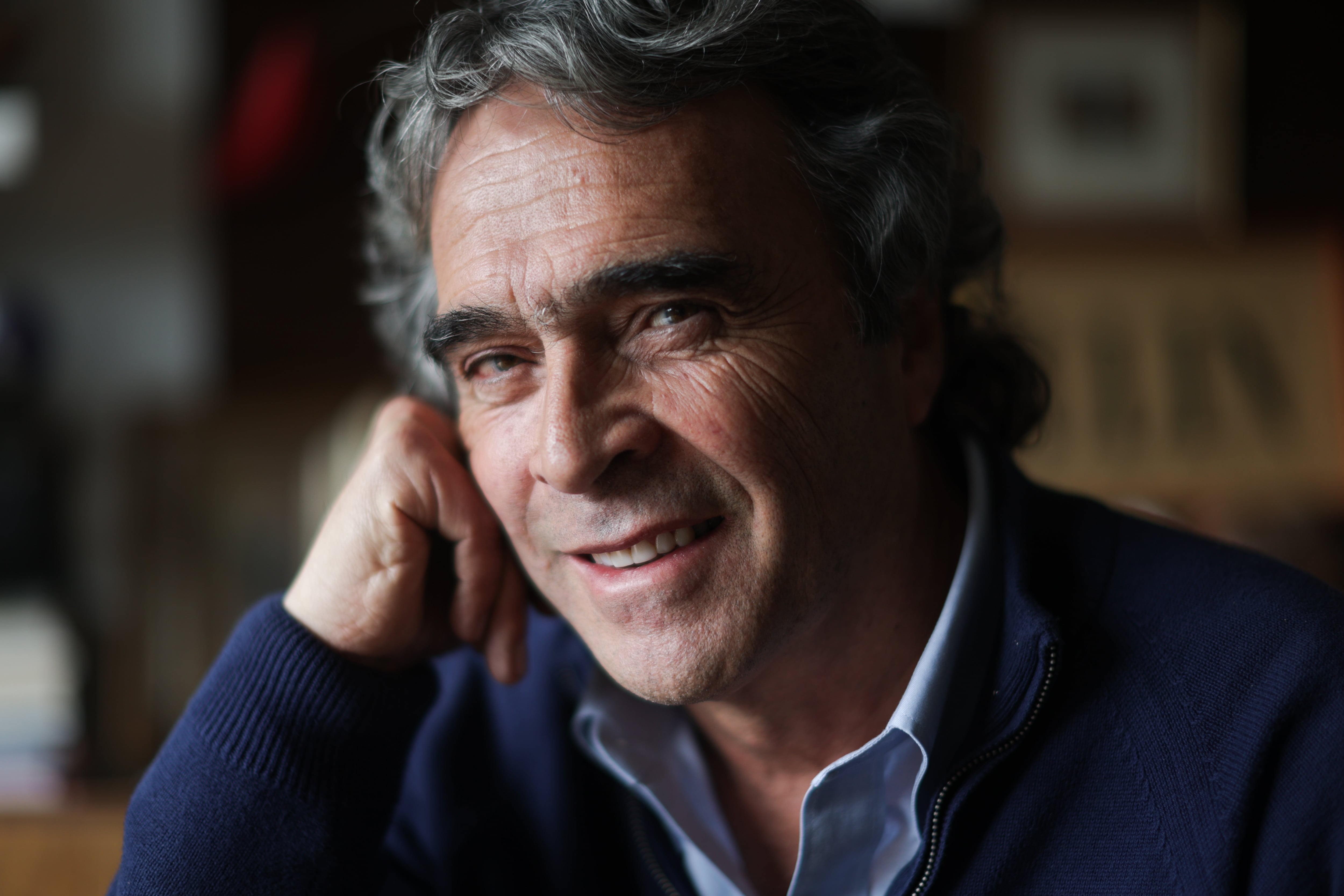 Sergio Fajardo en su casa, este jueves.