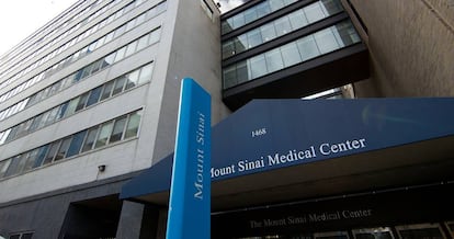 Vista del exterior del hospital Monte Sinaí de Nueva York.