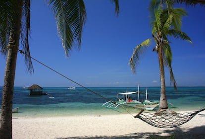 Playa de la isla de Malapascua, en Filipinas.