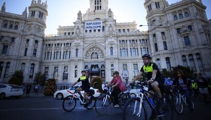 El Palacio de Cibeles, sede del Ayuntamiento de Madrid. 