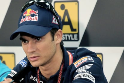 Dani Pedrosa, en el circuito Motorland Aragón.