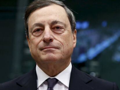 Mario Draghi, presidente del BCE.