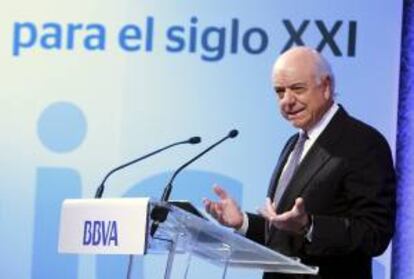 El presidente del BBVA, Francisco Gonzlez. EFE/Archivo