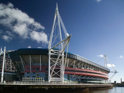 Estadio Nacional de Gales, donde el sábado 3 de junio se disputará la final de la Champions League entre el Real Madrid y la Juventus.