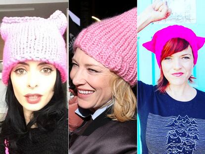La historia del ‘Pussy Hat’, el gorro anti Trump que tiñó todo de rosa