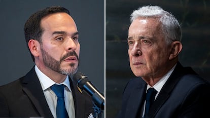 Abelardo de la Espriella y Álvaro Uribe (Imagen tomada de prensa)