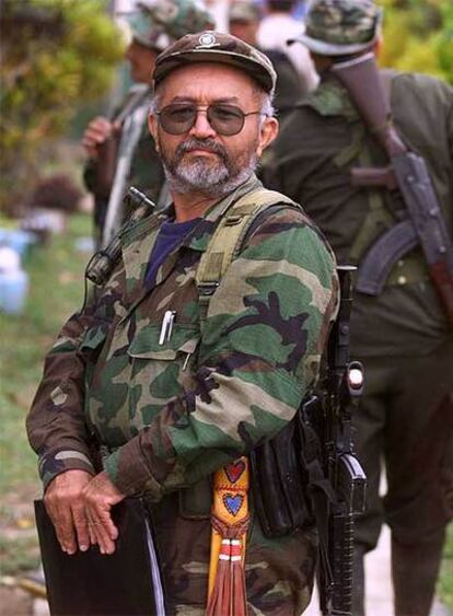 Reyes, en la localidad de Uribe, al sur de Colombia, en 1999.