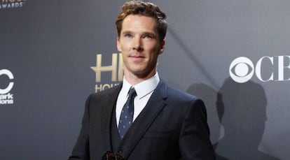 Benedict Cumberbatch, durante la entrega de los Hollywood Film Awards.