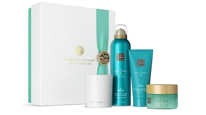 Vista del set de regalo Rituals con descuento en Amazon.