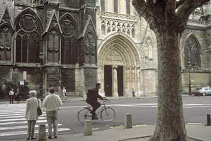 La catedral de Saint-André de Burdeos, construida entre los siglos XI y XVI.