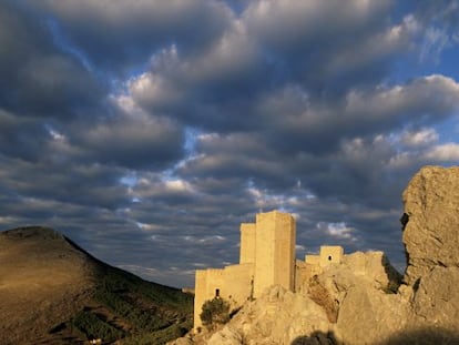El castillo de Santa Catalina, en Jaén, sede del parador de Turismo.