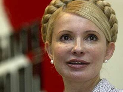 Yulia Timoshenko, en una rueda de prensa celebrada ayer en Kiev.