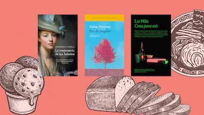 'La emperatriz de los helados', 'Pan de jengibre' y 'Cena para seis', tres novelas gastronómicas para leer este verano.
