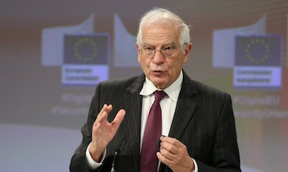 El Alto Representante de Política Exterior, Josep Borrell, este miércoles en Bruselas.