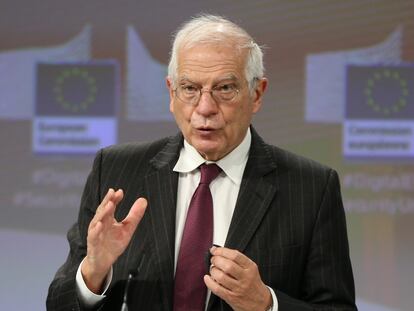 El Alto Representante de Política Exterior, Josep Borrell, este miércoles en Bruselas.
