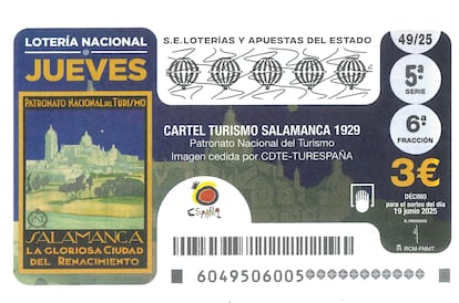 Décimo del sorteo de Lotería Nacional del jueves 19 de junio de 2025