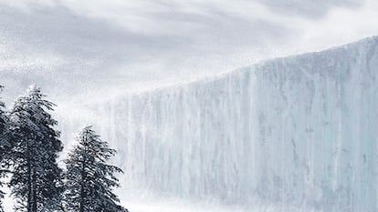 El muro que separa los Siete Reinos de las tierras salvajes, en la serie 'Juego de Tronos', en una imagen de promoción.