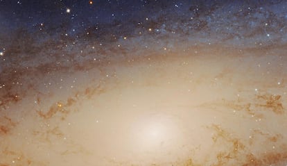 Detalle de la galaxia Andrómeda tomado por el Hubble de la NASA