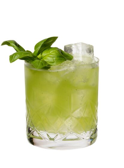 Um basil smash.