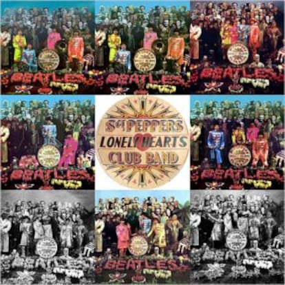Portada del disco de los Beatles 'Sgt. Pepper's Lonely Hearts Club Band'.