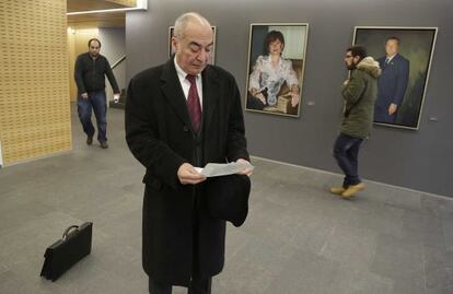 Martin Garitano, diputado general de Gipuzkoa, en la sede de las Juntas Generales del territorio.