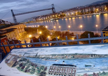 El Puente Vizcaya es un puente transbordador de peaje que une las dos márgenes de la ría del Nervión, de la villa de Portugalete al barrio de Las Arenas, en Guecho. El arquitecto Alberto de Palacio lo diseñó por iniciativa privada, y su inauguración se produjo en 1893. La Unesco lo considera patrimonio mundial desde 2006.