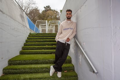 Brais Méndez, en la ciudad deportiva de Zubieta.