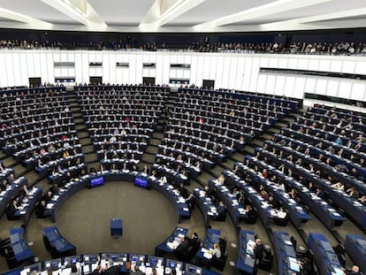 El Parlamento Europeo, en una sesión plenaria.