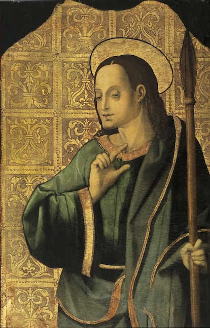 'Santo Tomás expósito', de Pedro Romana, pintado entre 1510 y 1520, de procedencia desconocida.