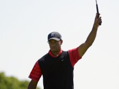 Woods, en un torneo en Orlando en marzo.